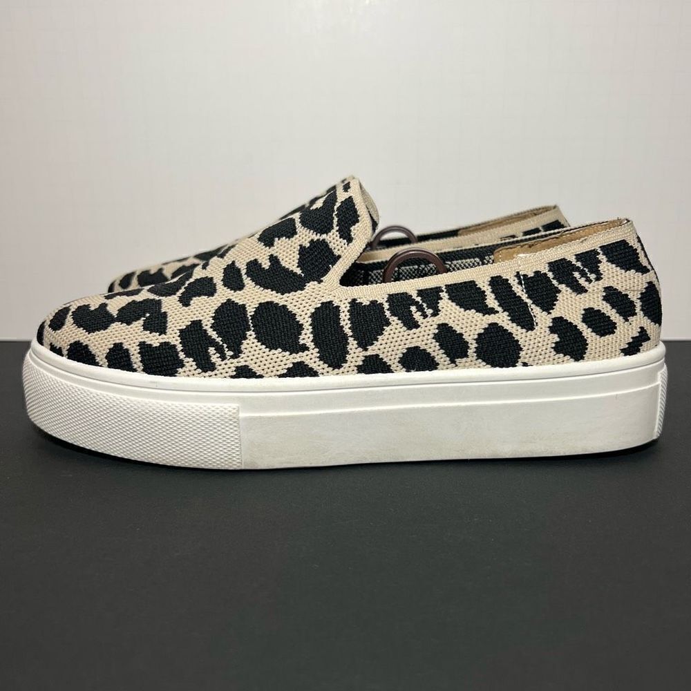 Womens BAMBOO Story Leopard Print Slip On Platform Shoes / Size 8.5 - Picture 3 of 8